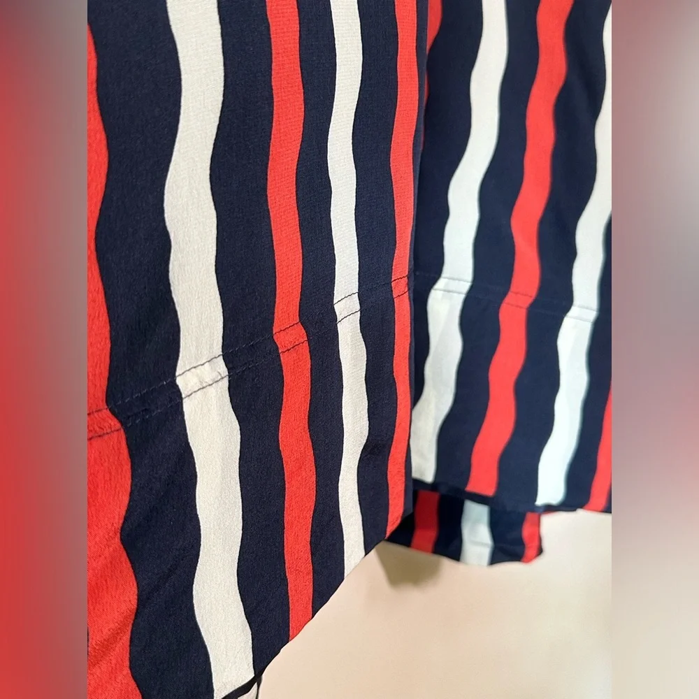 MARC JACOBS | 100% Silk Wavy Striped Dress - Picture 8 of 8